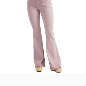 Forever 21 Pink Corduroy Flare Bottom Pants size S